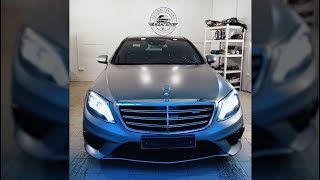 Mercedes S500 w222 Устранение запотевания передней фары, разборка, чистка и полировка