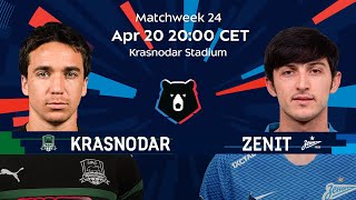 FC Krasnodar vs Zenit, Matchweek 24 | Russian Premier Liga