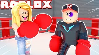 BELLA MNIE POBIŁA ? ROBLOX SYMULATOR BOKSERA | Vito vs Bella