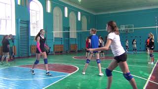 Игровая тренировка по волейболу среди девочек 2003-2005г.г.р