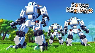 ВОССТАНИЕ МАШИН в СКРАП МЕХАНИК !!! ОБЗОР ПОСТРОЕК !!! СКАЧАТЬ Scrap Mechanic !!