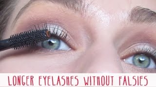 Longer Eyelashes Without Falsies Tutorial | Cassandra Bankson