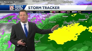 Rain moves out becoming breezy and mild