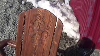 КАК СДЕЛАТЬ -СТУЛ ПО НЕОБЫЧНОЙ ТЕХНОЛОГИИ/ Крутая самоделк.WOODEN CHAIR- .