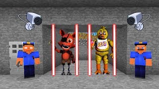 FOXY Y CHICA FNAF PRESOS | MINECRAFT ESCAPA DE LA CÁRCEL ROLEPLAY