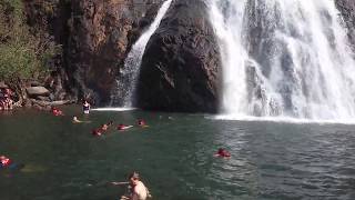 Водопад Дудхсагар  Индия  Южное ГОА Waterfall Dudhsagar India South GOA