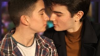 Gay Couple's First Kiss
