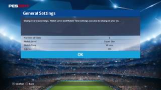 UEFA Champions League | In-Game Mode Music | PES 2017