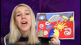 МОИ ДЕТСКИЕ РИСУНКИ! ЖЕСТЬ!