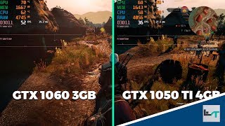 GTX 1060 3GB vs GTX 1050 ti 4GB - Teste comparativo em 5 jogos!