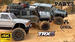 Trx4 VS Axial Scx10II a trail with friends....PARTIII