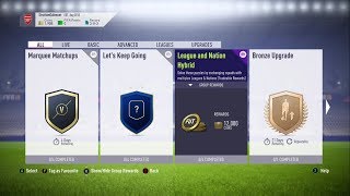 FIFA 18: FUT LEAGUE AND NATION HYBRID SBC (HYBRID MASTER) LOYALTY GLITCH FREE 50K RARE PLAYERS PACK!
