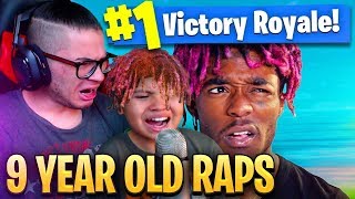 9 YEAR OLD KID RAPS LIKE LIL UZI VERT ON FORTNITE WTF! FORTNITE FUNNY BATTLE ROYALE MOMENTS!