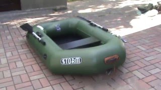 Онлайн съёмка процесса разборки-сборки лодки Aqua-Storm