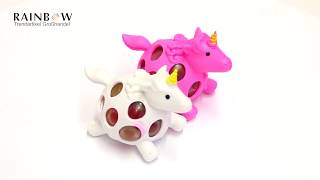 Squishy Mesh Squeeze Balls Einhorn (Display) - Coole Squishies im Trendartikel Großhandel