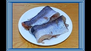 Как отделить филе хека от кости ⫷◆⫸ How to separate hake fillets from bone