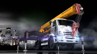 Супер-разработка русских. Автокран "Бульдог"! КС-55744