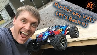 Rustler 4x4 VXL Unboxing and Bashing!