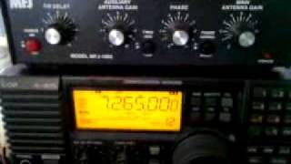 My Icom R-75 with my MFJ-1025
