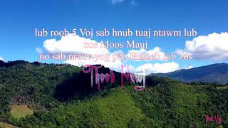 Saib Zos Hmoob Moos Mauj 2019 (tso nroos yaj thaij)