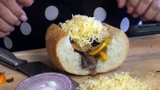 Mariah Milano's Shrimp & Roasted Veggie Hero!