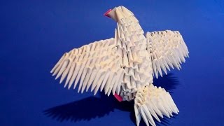 Как сделать голубя из бумаги. МОДУЛЬНОЕ ОРИГАМИ голубь маленький (голубенок) мк