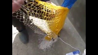 Как сделать кастинговую сеть (How to make a casting net)