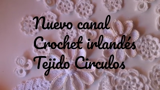 Cambio de canal- crochet irlandés- Tejidos Circulos