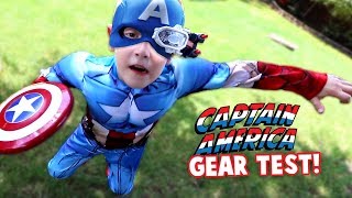 Captain America Gear Test! Avengers Movie Toys for Kids Review by KIDCITY