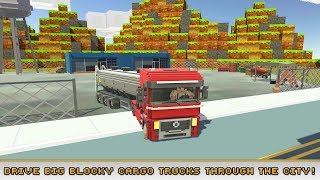 Blocky Truck Simulator 2018 Android Gameplay