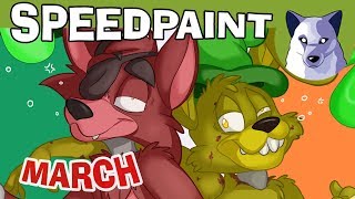 March FNAF Speedpaint! - Watch Me Draw! [Tony Crynight]
