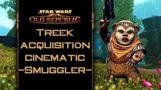 SWTOR: Treek Ewok companion acquisition cinematic [Smuggler]