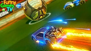 про машинки   Играем в футбол крутое видео   битва тачек игра Rocket League