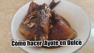 Ayote en dulce / Receta de Guatemala - Video #10
