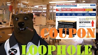Harbor Freight Coupon Loophole, use it before they close it!!!