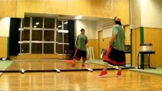 ヒップホップ　HIPHOP　ダンス　振り付け　レッスン　基本1　