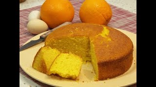 Bizcocho de naranja | Bizcocho super esponjoso