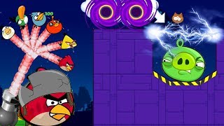 Angry Birds Cannon Hacked 4 - HIT THE PIGGIES WITH ALL BIRDS TO RESCUE TEAM!