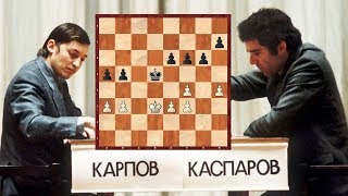 Шахматы. Карпов - Каспаров: цейтнотные тонкости пешечного окончания!