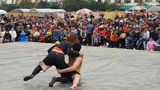 Nữ Vật Nam Quá Hay 2020 - Làng Cá Lập Lễ - Female Wrestling Male