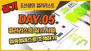 컬러리스트 삼속성테스트 제작하기 1