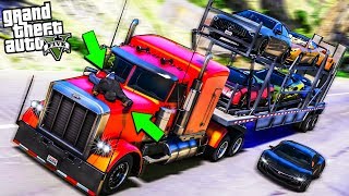РЕАЛЬНАЯ ЖИЗНЬ БАНДИТА В GTA 5 ONLINE - УГНАЛ СКРЫТУЮ ПЕРЕВОЗКУ КРУТЫХ ТАЧЕК ПО ТРАССЕ! ШОК! SIMON?