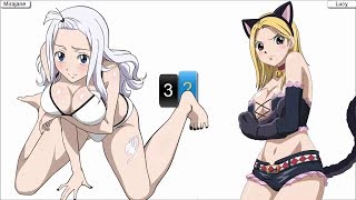 Top 5 Sexiest Fairy Tail Girls - Fairy Tail Ranking