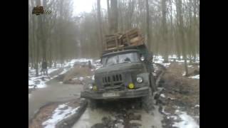 ГОРДОСТЬ советского автопрома РУССКИЕ грузовики по бездорожью Russian trucks off road