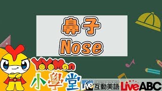 日常英文✦Nose鼻子x五官✦ABC教學｜兒童學英文 Learn English for Kids｜YOYO點點名S18｜YOYOMAN小學堂