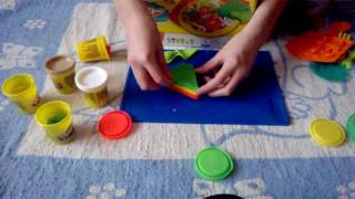 Как слепить тортик из пластилина  Play-Doh