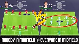 Nobody in Midfield VS Everyone in Midfield - FIFA 18 Experiment