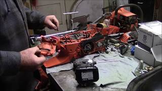 Husqvarna 390xp Crank Shaft Replacement, Bearing Replacement
