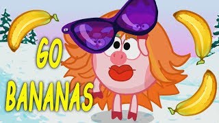 Little Big - Go Bananas Cover. Клип из мультика. Смешарики, веселая песня. Нюша сошла с ума.