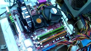 MSI G31M4-F (MS-7527) XEON X5460 @3.27GHz  OVERCLOCK GTA V & BENCHMARK TEST